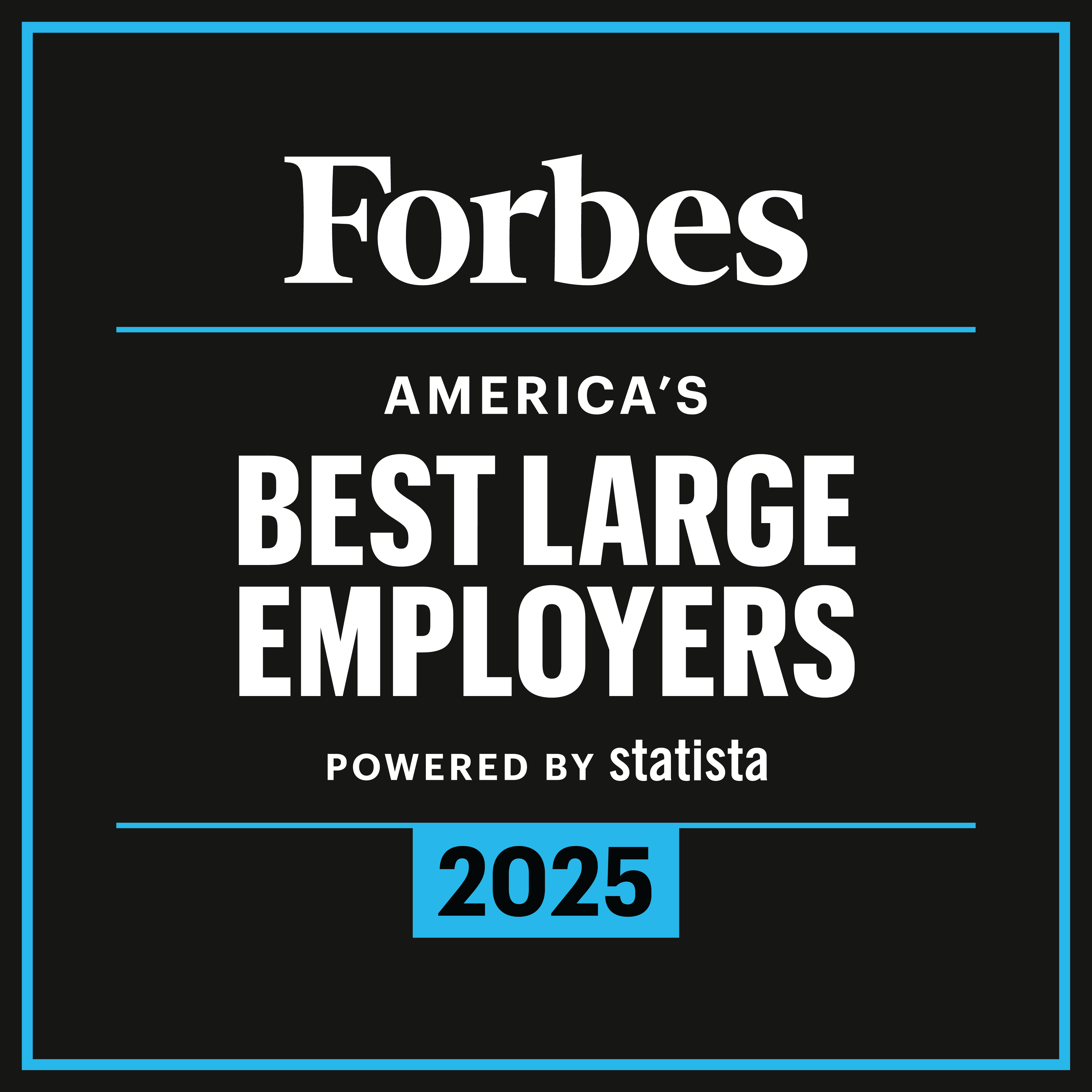 Forbes America's Best Large Employers for 2025 logo