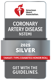 2025 Silver Coronary Artery Disease NSTEMI With Target: Type 2 Diabetes Honor Roll