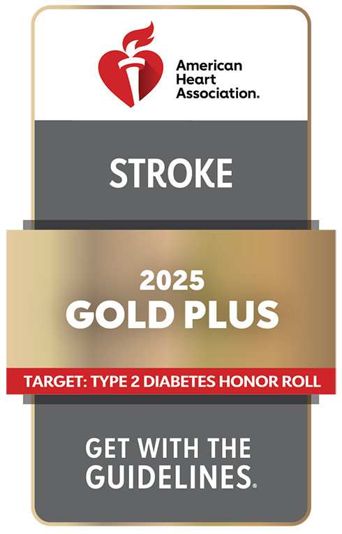 2025 Stroke Gold Plus With Target:  Type 2 Diabetes Honor Roll