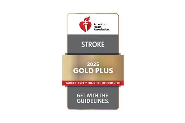 2025 Stroke Gold Plus With Target:  Type 2 Diabetes Honor Roll