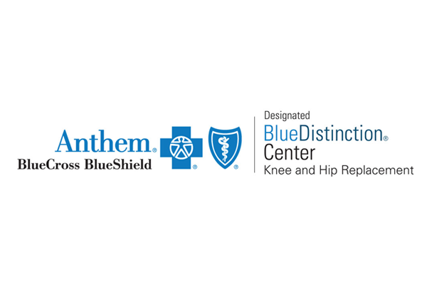 Anthem Blue Cross Blue Shield Blue Distinction Center Knee and Hip Replacement logo