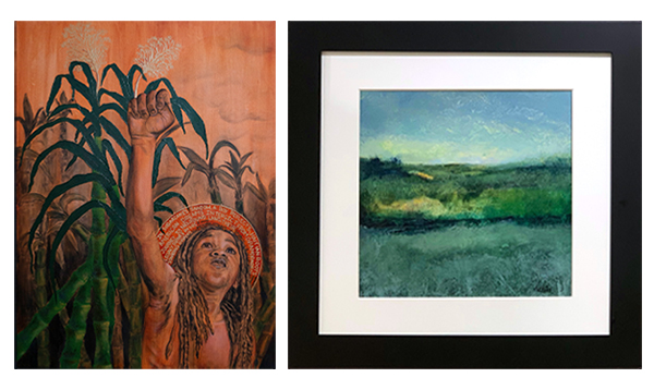 Photo of artwork by Katiana Smith and William Prensky